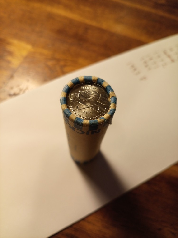 2004 d jefferson nickel roll Louisiana purchase unc coins