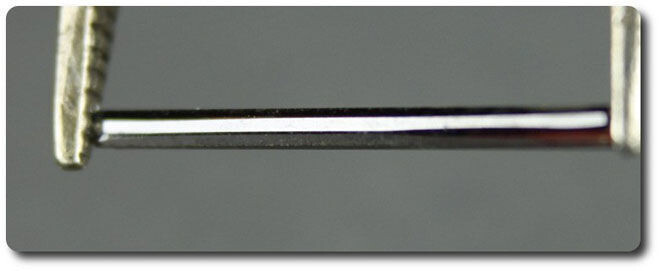 Minerals Collection. 0.20 CTS. RED RUTILE Hiddenite, North Carolina, USA.