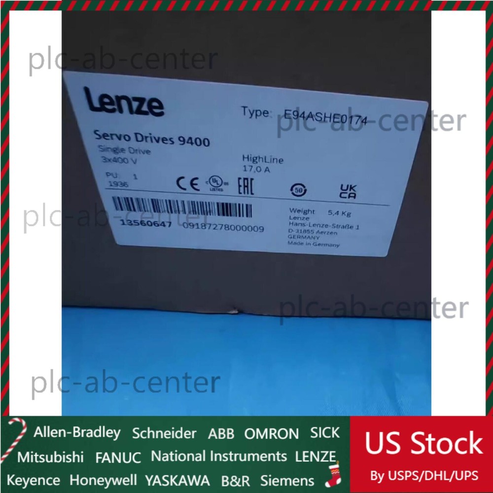 1PCS NEW LENZE E94ASHE0174 Servo Drive In Box Expedited Ship