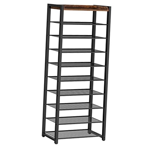 Shoe Rack, 10-Tier Shoe Storage 20.5