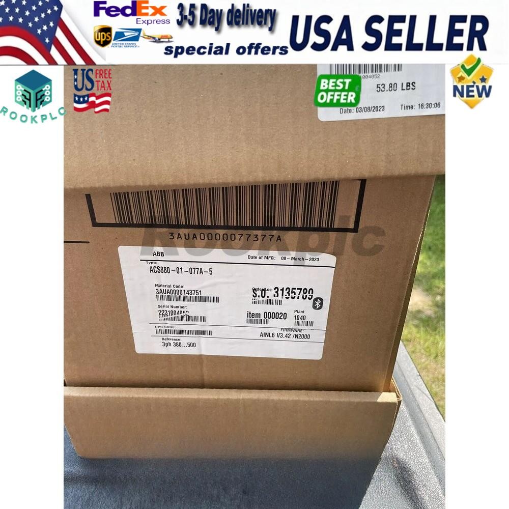 Brand New ABB ACS880-01-077A-5 Frequency Converter In Stock US Free TAX