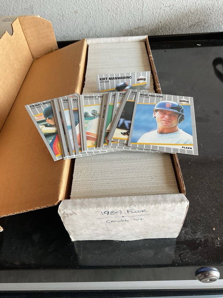 1989 Fleer Baseball Factory Complete Set