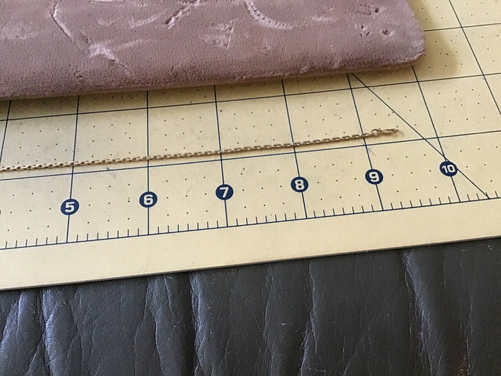 Elegant 12k Gold-Filled Kaco Nos Anklet Bracelet