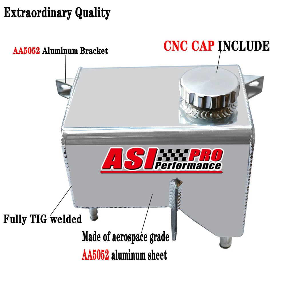 Aluminum Coolant Expansion Overflow Tank fits Land Rover Defender 200TDI 300TDI