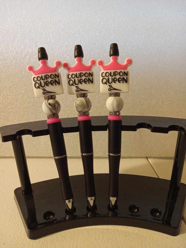 coupon queen pens new handmade black ink extra ink refill included-image