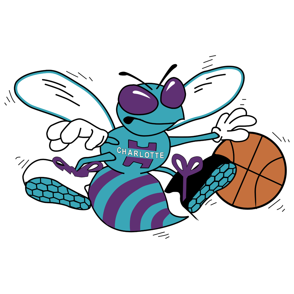 Charlotte Hornets NBA Weatherproof Vinyl Die-Cut Sticker Decal 04