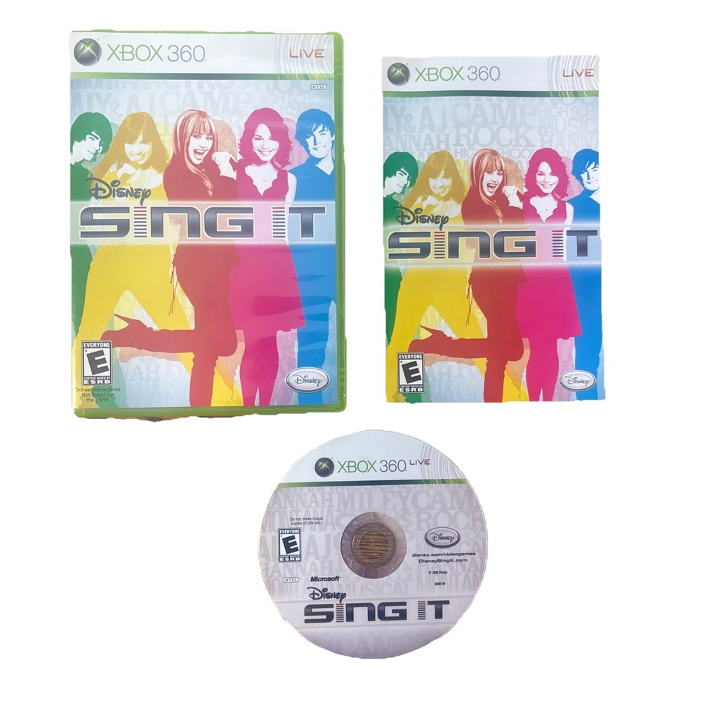 Disney Sing It (Xbox 360) CIB Tested