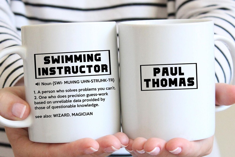 Funny Swimming Instructor Gift Swimming Instructor Mug For Birthday Appreciation