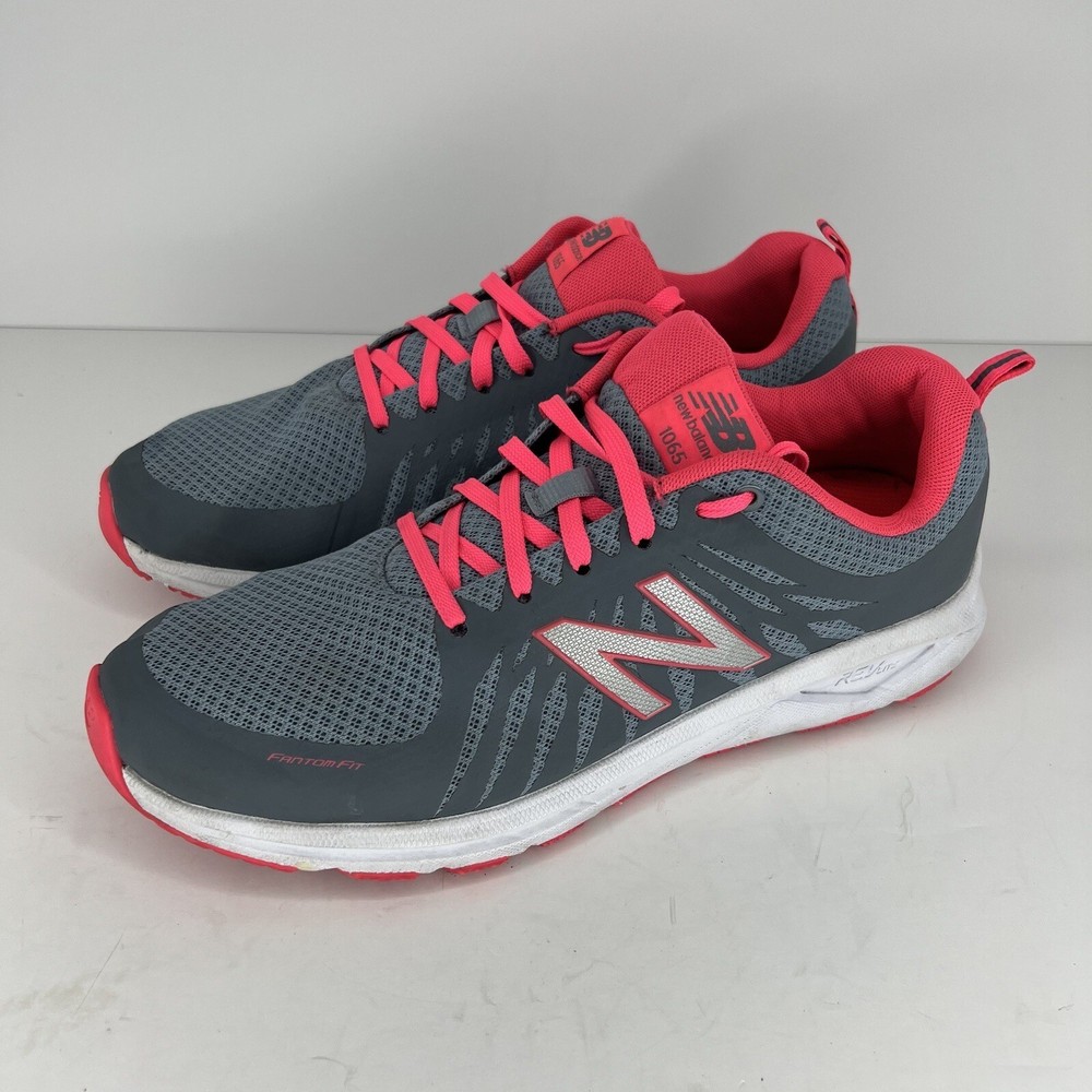 New Balance WW1065GR Womens Comfort Sneakers Gray Pink Mesh Size 9.5