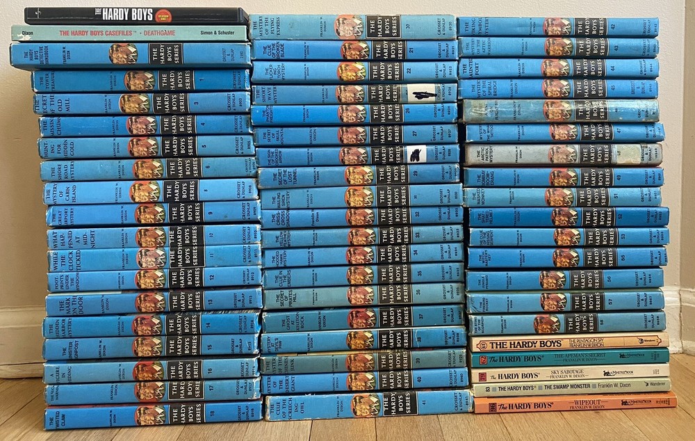Vintage The Hardy Boys Series + DVD Season 1 -  Lot of 58 books