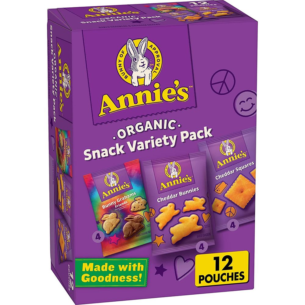 Annie's Organic Snack Variety Pack, 12 Pouches; Fresh New, Fast Free Shipping