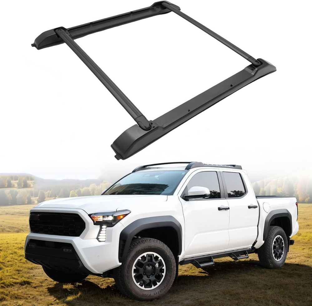 OEM Roof Rack Cross Bars For 2024 2025 2026 Toyota Tacoma Double Cab Aluminum