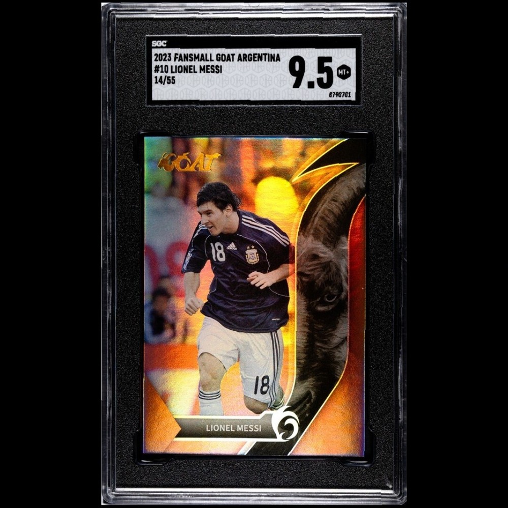 SGC 9.5 2022-23 Fansmall Licenced Argentina Lionel Messi /55 SP GOAT #10 POP 1🐐
