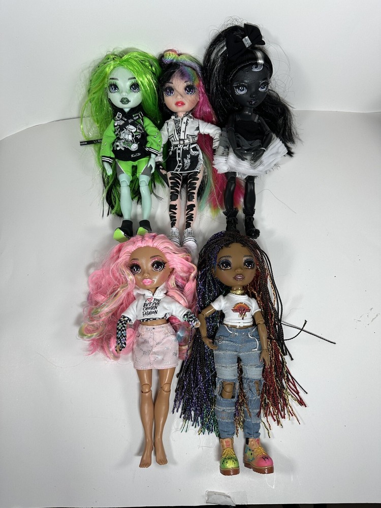 Lot Of 5 Rainbow High/Shadow High Dolls Accessories Clothes Fashion READ