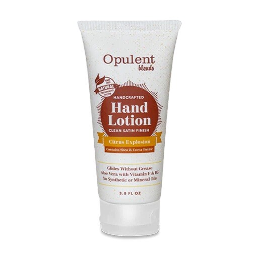 Opulent Blends All Natural Citrus Explosion Travel Hand Lotion Tube