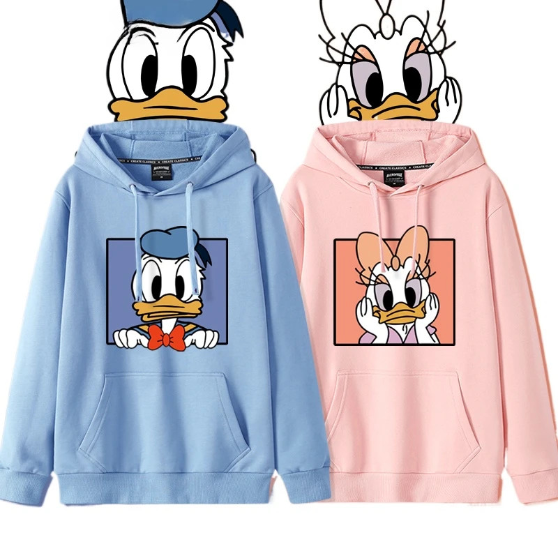 Lovers Disney Donald Duck Daisy Duck Womens Hoodie Duck