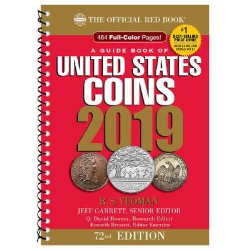 2019 Official Red Book of United States Coins - Spiral Bound (Guide  - VERY GOOD