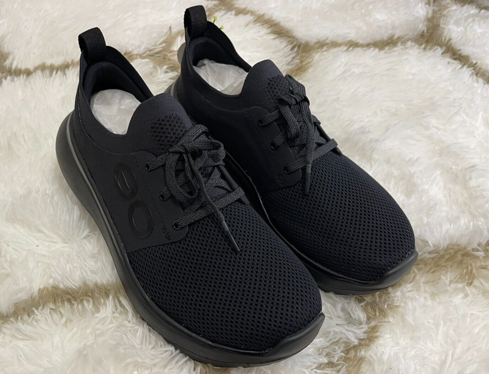 *Brand New* Women's  Oofos OOmy Stride Casual Recovery Shoes Color Black Size 8