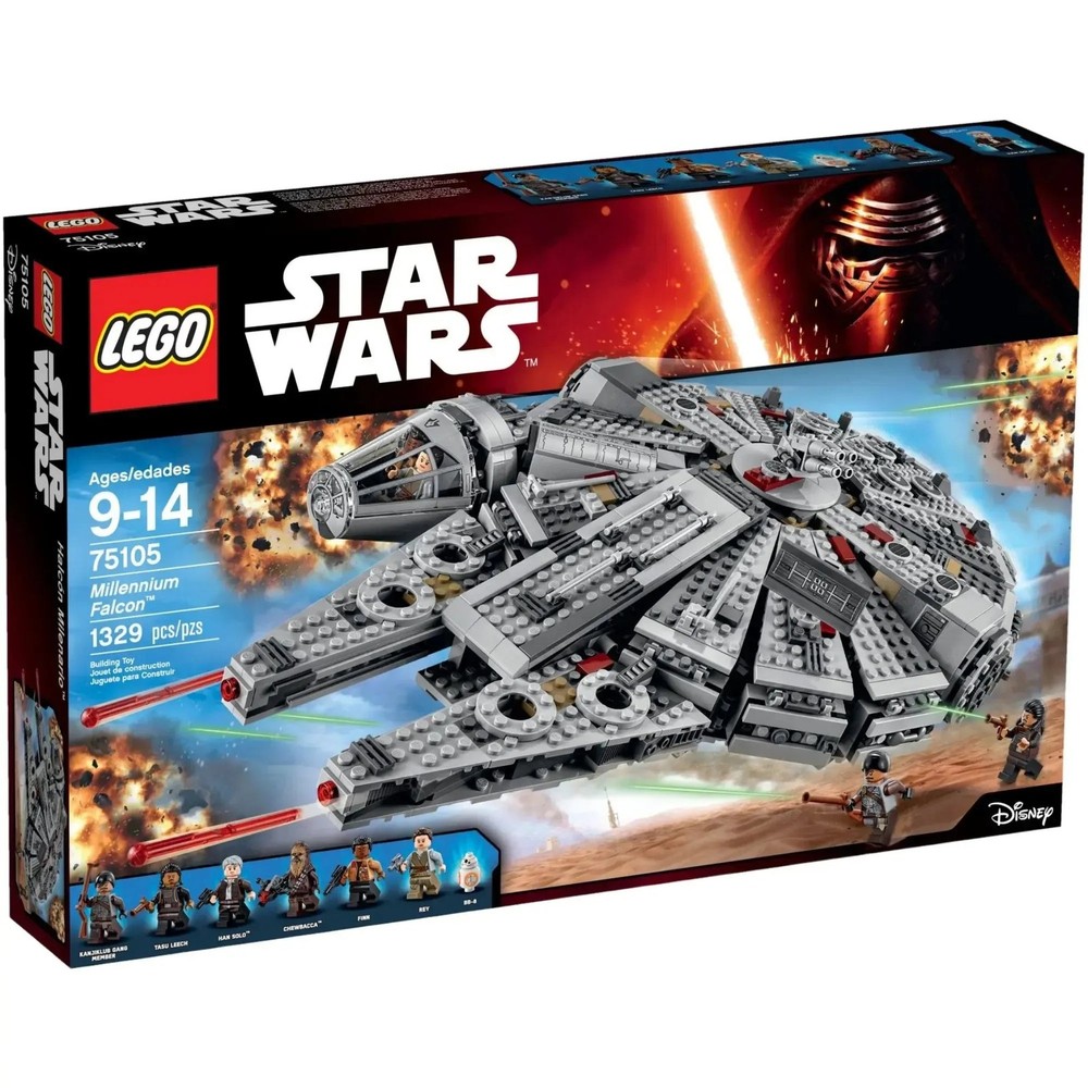 LEGO Star Wars Millennium Falcon Building Set Episode VII 75105