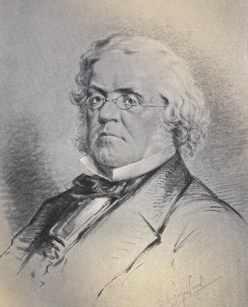 1906 Vintage Magazine Illustration Author William Makepiece Thackeray