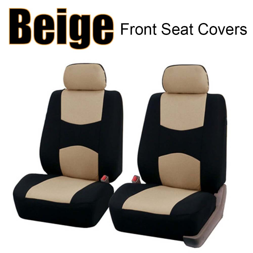 Dodge Car Seat Cover Front Set 2-Seat Cloth Protector Cushion Pad
