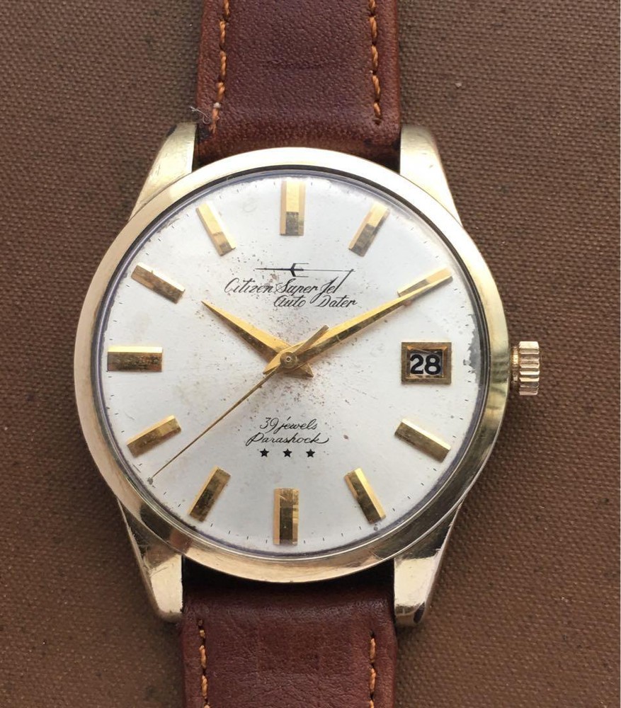 Citizen Super Jet Auto Dater AD51507084 Vintage Overhaul Automatic Mens Watch