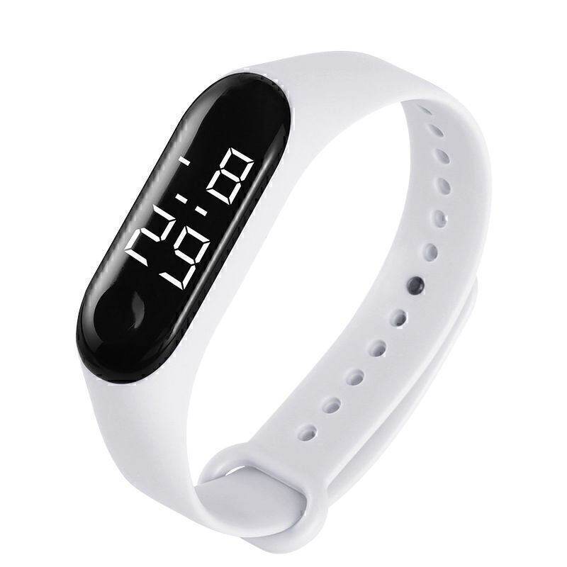 Digital LED Band Replacement Waterproof Silicone Wristband Watch Soft Bracelet