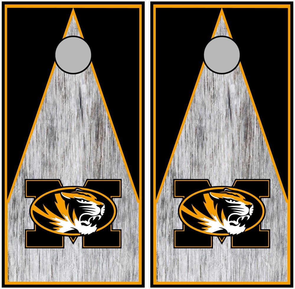 missouri tigers 0573 cornhole board vinyl wraps