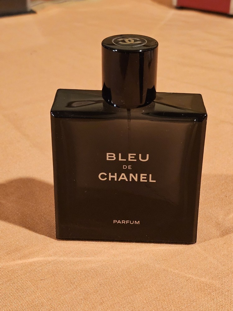 CHANEL Bleu de Chanel Parfum Men's Spray 150ml / 5oz *EMPTY BOTTLE ✨Magnetic Cap
