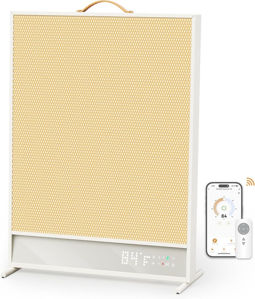 Sunkos® Portable Electric Space Heater with Far-Infrared Heat