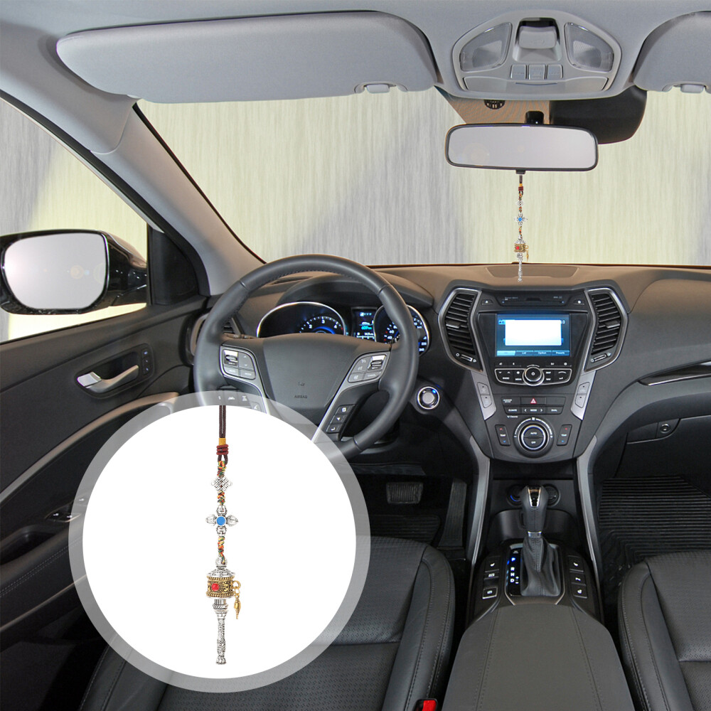 Tibetan Prayer Wheel Wall Mount Pendant Door Decoration Creative Design