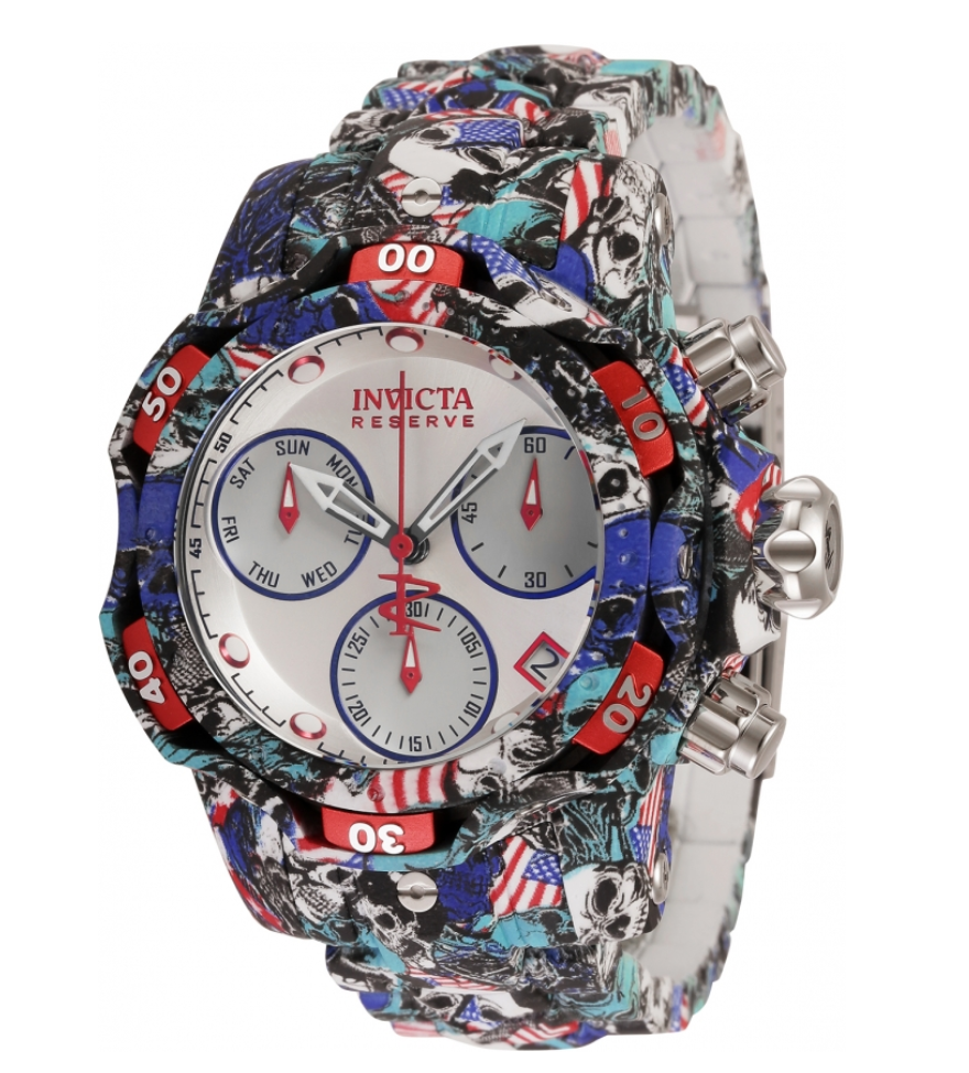 Invicta Reserve Venom Lady 44mm Hydroplated Swiss Chronograph Watch 34651