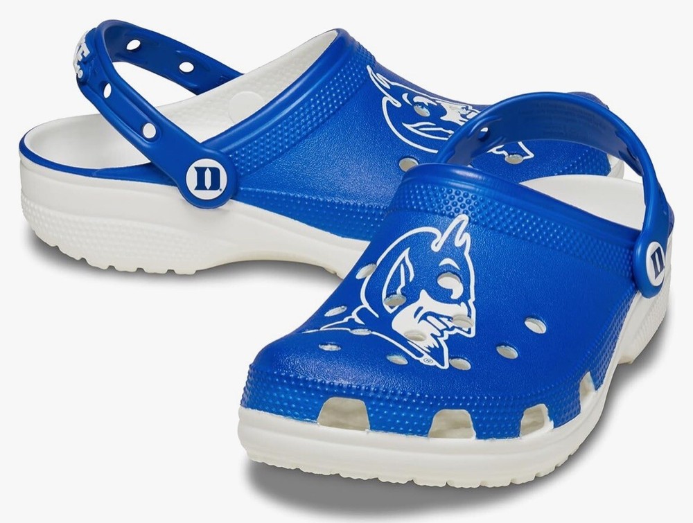 Crocs Duke University Classic Clogs Size M8/W10 (New In Original Bag)