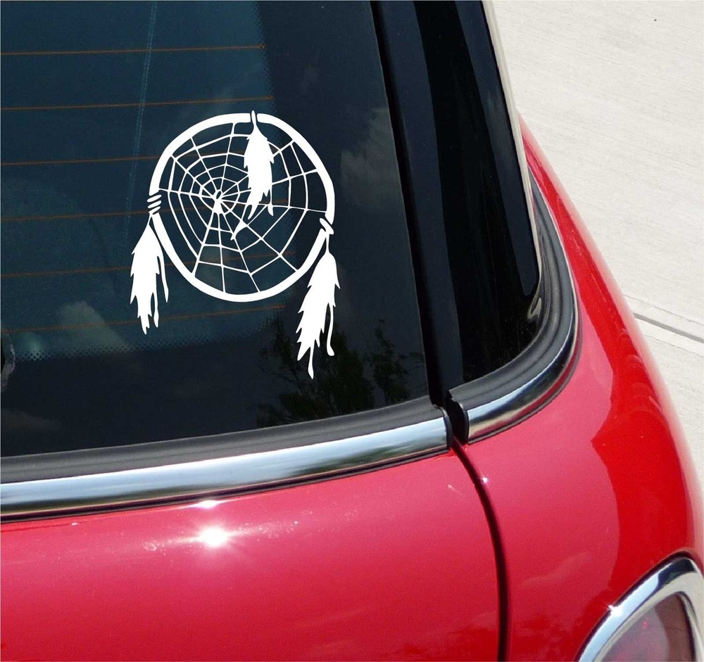 DREAM CATCHER DREAMCATCHER INDIAN NATIVE AMERICAN GRAPHIC DECAL STICKER ART CAR