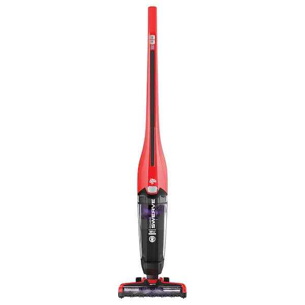 Red Power Swerve Pet Handheld Cordless Replaceable Filter Stick Vacuum Cleaner