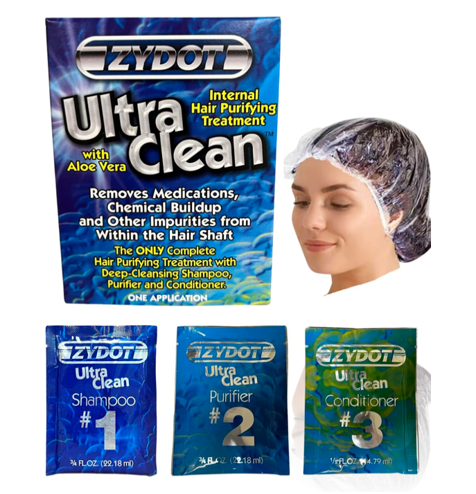 ✨ Zydot Ultra Clean Shampoo Kit - Complete 3-Step Hair Detox System