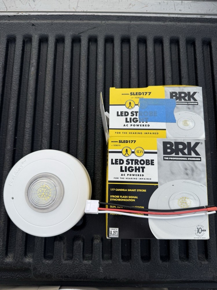 BRK SLED177 LED Strobe Light White AC Powered, Model SLED177, MPN SLED177