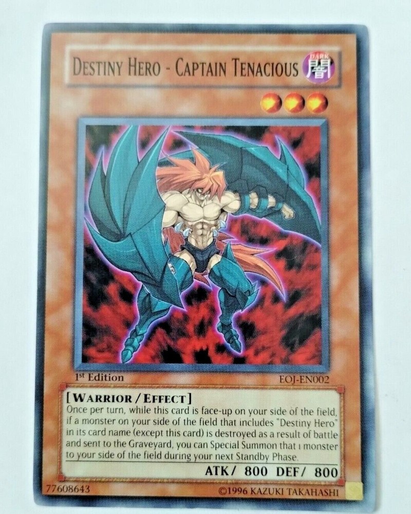 Destiny Hero Captain Tenacious EOJ-EN002 1st Edition Enemy of Justice