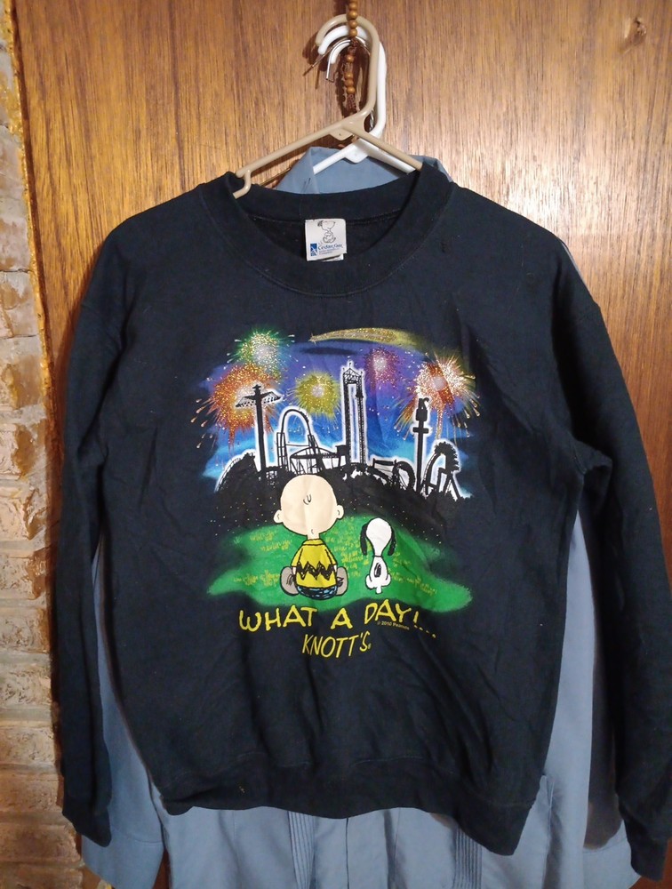 Vintage Snoopy Knotts Berry Farm Sweatshirt Small Retro 90s Style