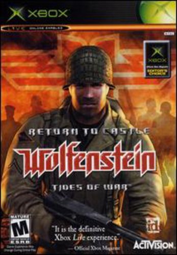 Xbox video game return to Castle Wolfenstein tides of war manual included