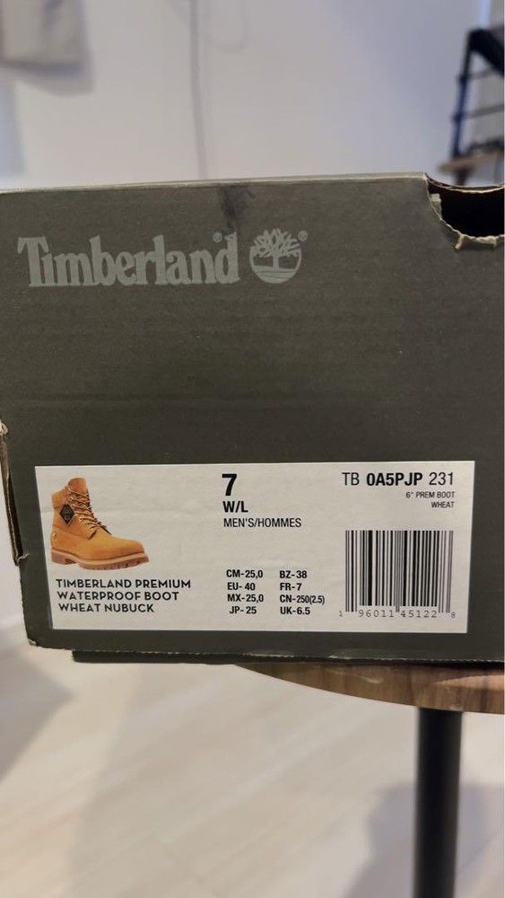 Timberland Premium Waterproof Boot 7W/L Size US7