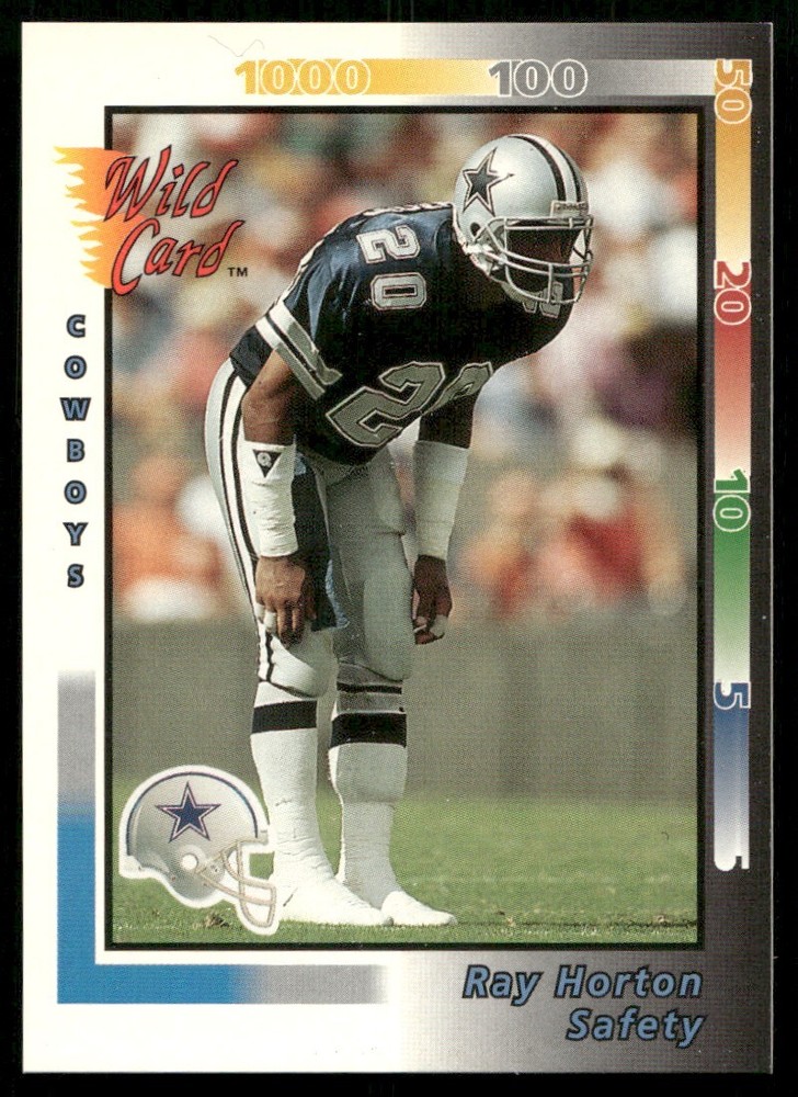 1992 Dallas Cowboys Wild Card Ray Horton #436 Football Card