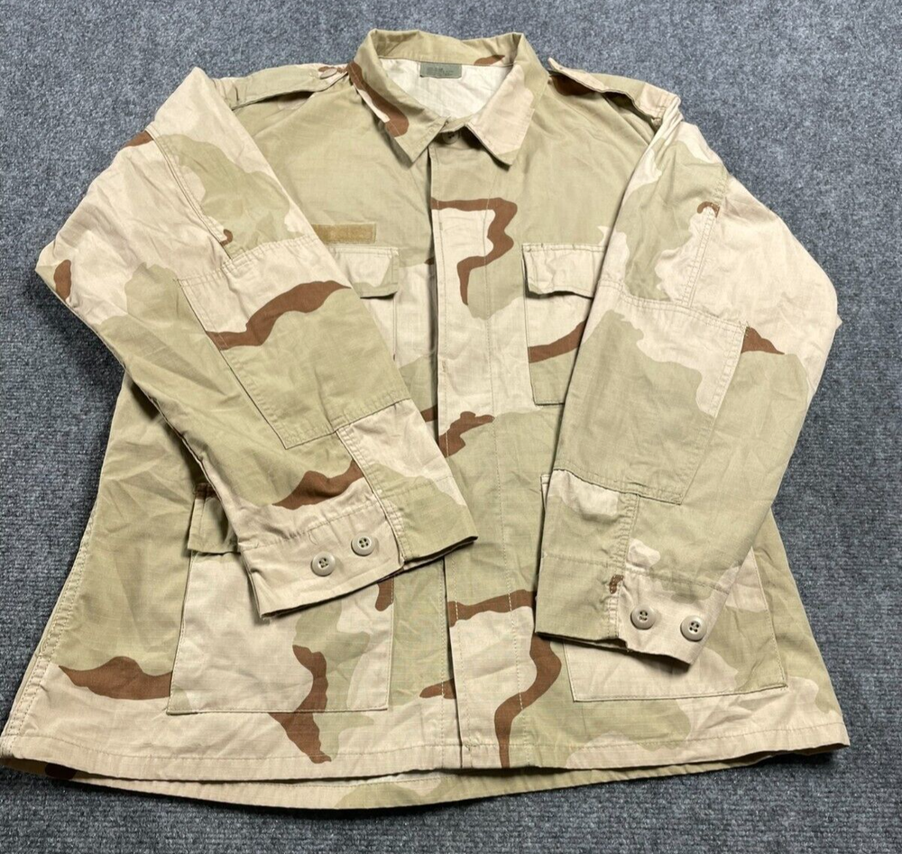 Army Military DCU Combat Camo Shirt Uniform Brown Green Desert Regular Long Sleeve Men