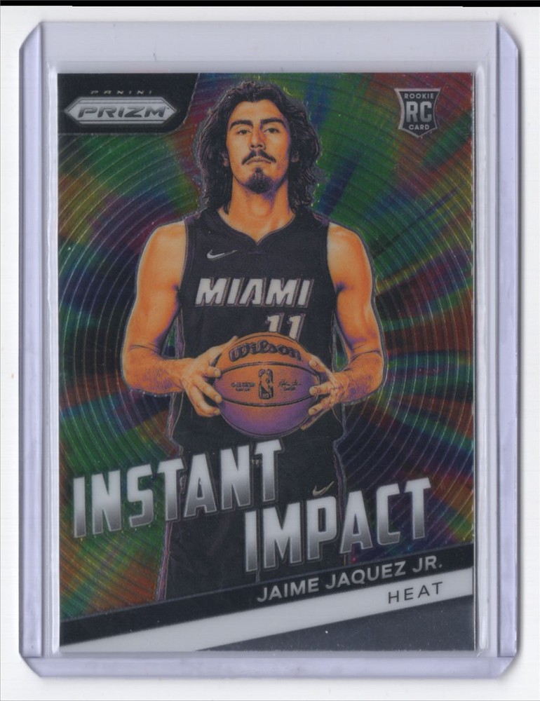 2023-24 Panini Prizm Instant Impact Jaime Jaquez Jr. Rookie Miami Heat #23