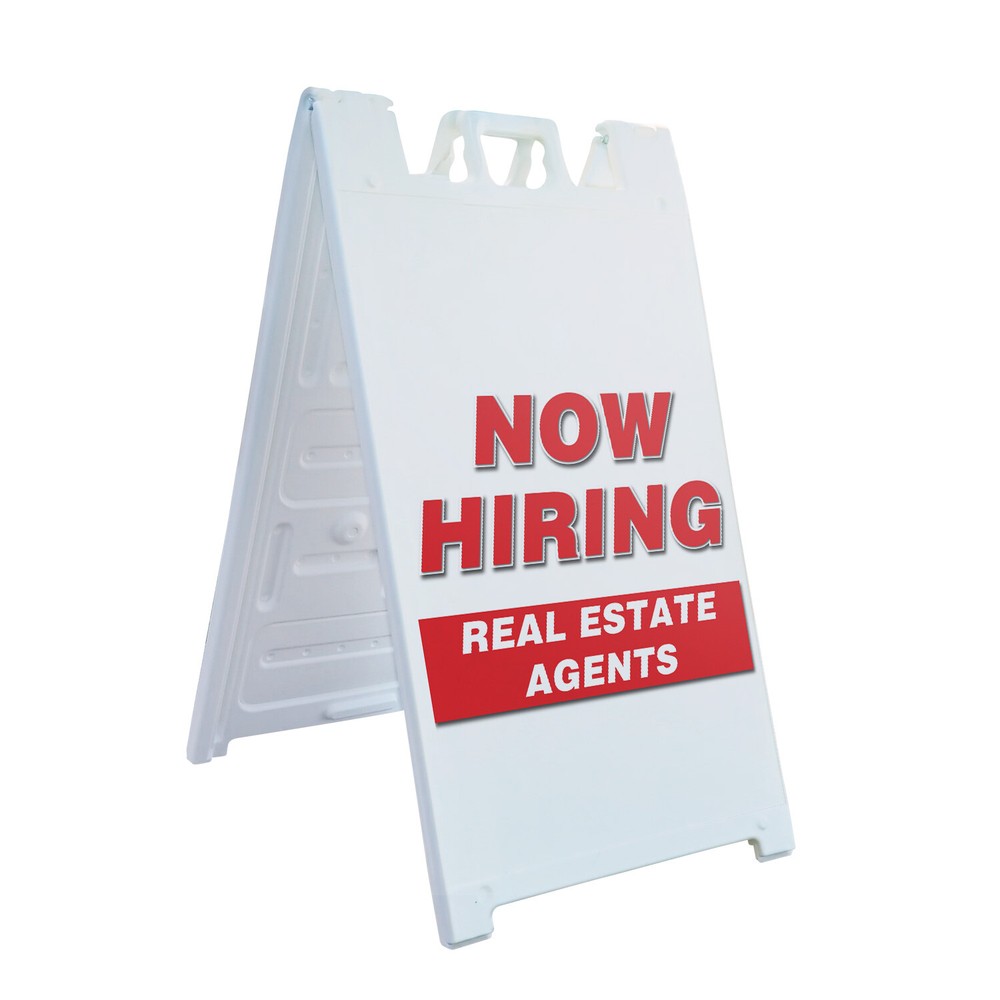 A-frame Sidewalk Now Hiring Real Estate Agents 24