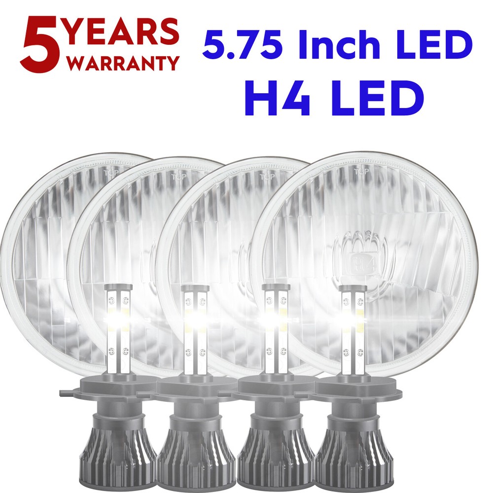 For 1958-1974 Cadillac DeVille 4PCS 5-3/4 5.75