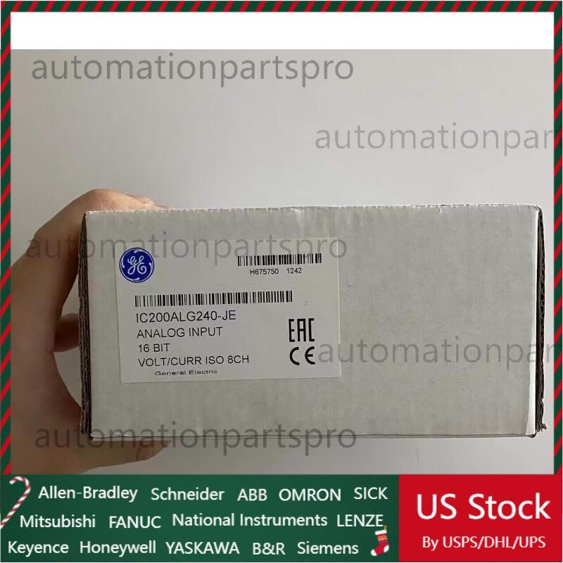 GE FANUC IC200ALG240-JE ANALOG INPUT 16BIT VOLT/CURR ISO 8CH NEW US Free TAX