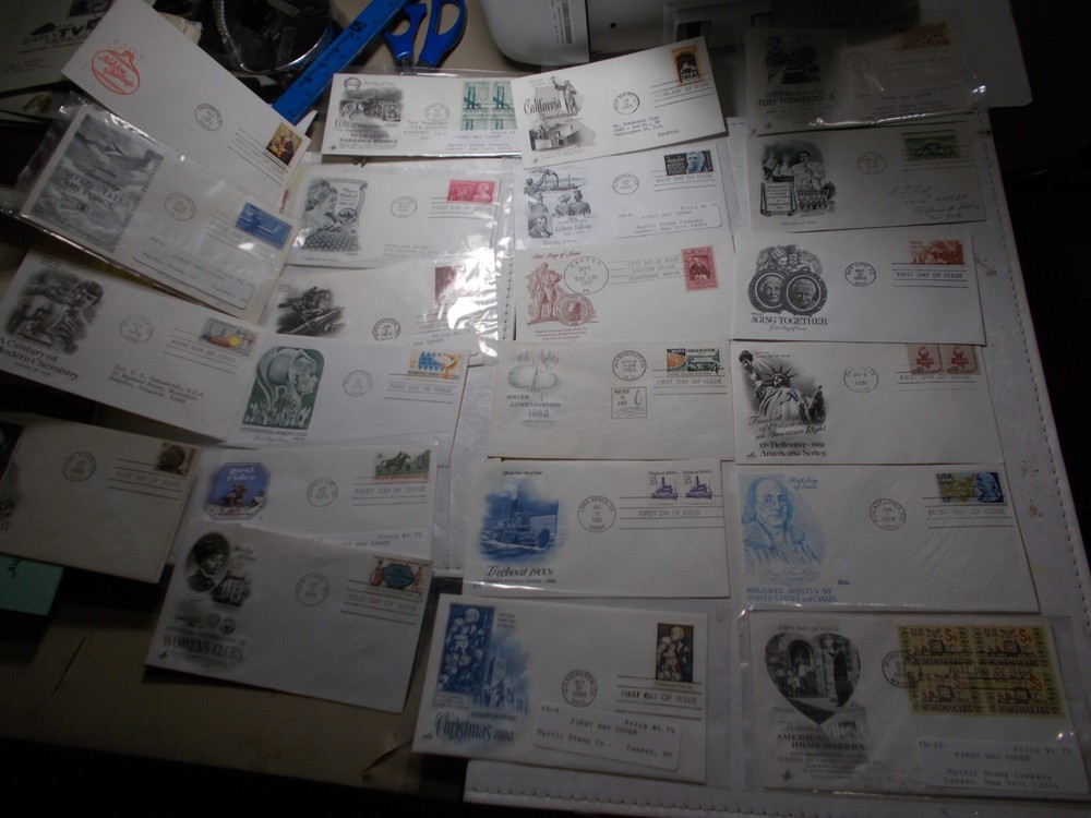 22 First Day issue Envelopes With Stamps All For One Low Price!-image