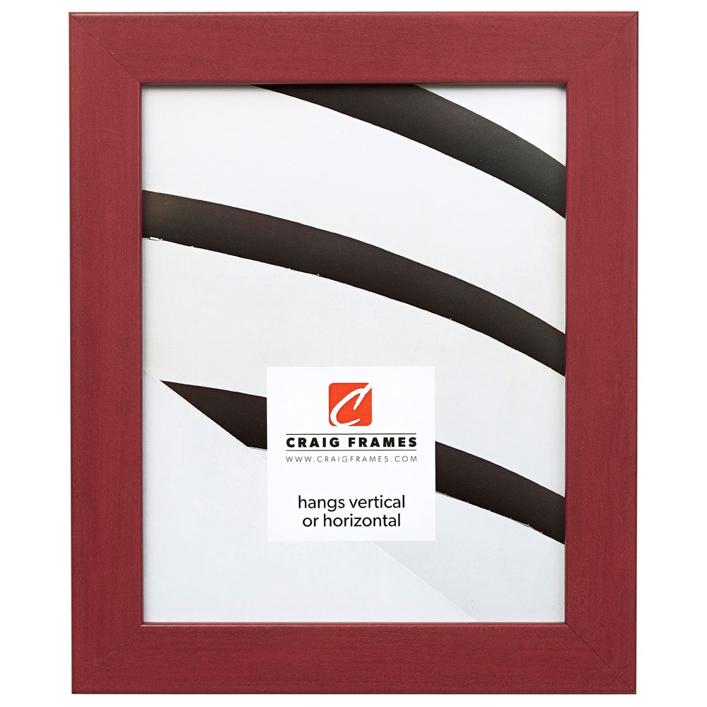 Frames 26024 11x17 Inch Red Smooth Wrap Finish 1.26-Inch Wide Picture Frame