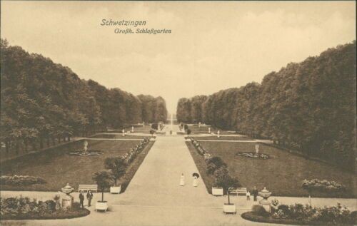 Ansichtskarte Schwetzingen Großh. Schloßgarten um 1910  (Nr.9335)